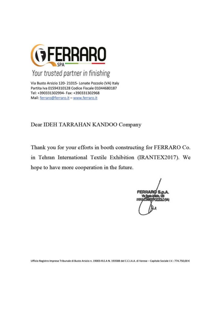 FERRARO KANDOO 1 724x1024 - تقدیرنامه ها