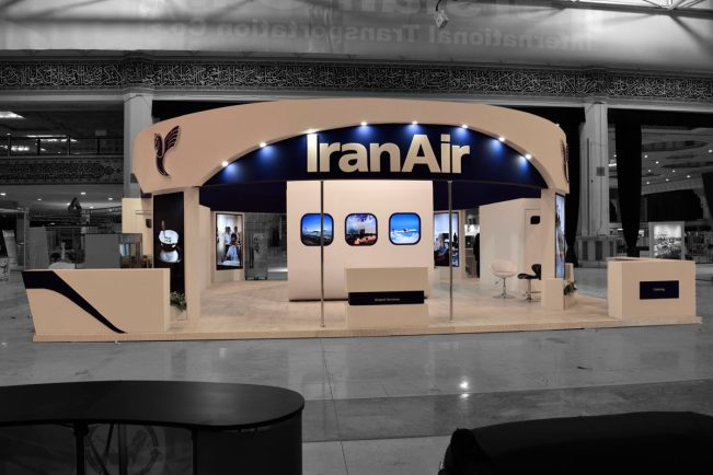 شرکت ایران ایر 651x434 - غرفه سازی نمایشگاه بین المللی