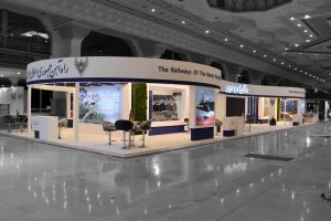 غرفه شرکت راه آهن در نمایشگاه لجستیک