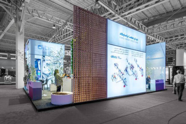 غرفه نمایشگاهی دیباج صنعت